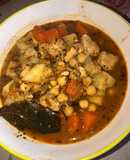 Cazuela de pollo con garbanzo 👌