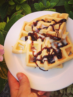Una foto de Waffles