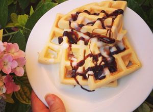 Una foto de Waffles