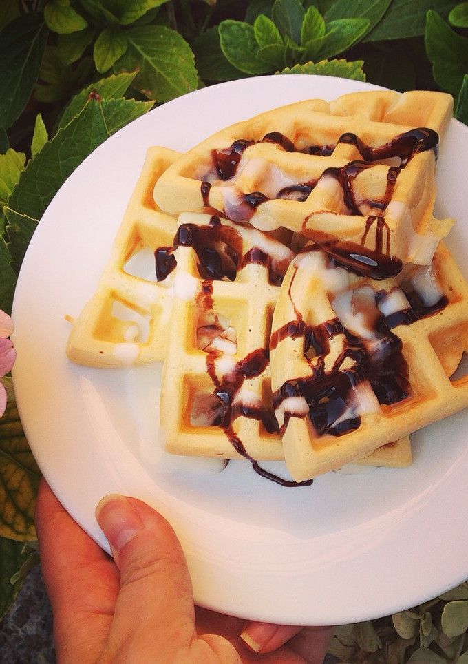 Una foto de Waffles