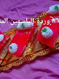 صورة لوصفة لي طرونش باتيسري بذوق الفراولة