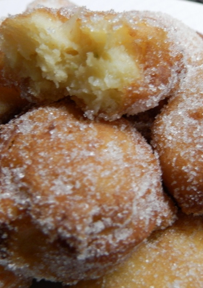 Una foto de Buñuelos de manzana