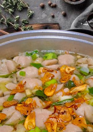 Foto resep Bakso Praktis anak kos dikala Hujan