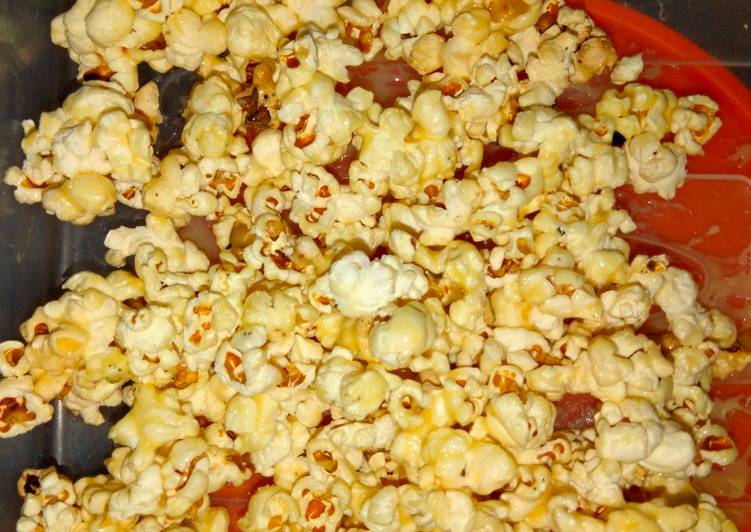 Resep Baru Popcorn karamel gurih Yummy Mantul