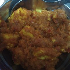 A picture of Paneer butter masala.