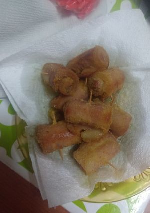Foto principal de Salchicha enrollada y frita