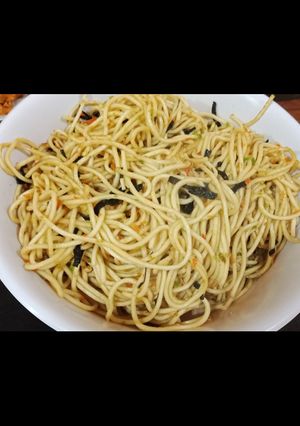 Foto resep Spicy Nori Fried noodle