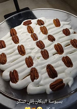 صورة لوصفة بسبوسة البيكان 💛🍯