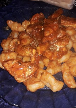 Una foto de Ñoquis de Harina caseros💜