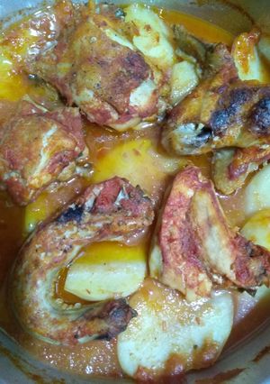 صورة لوصفة صينية بطاطس بالفراخ