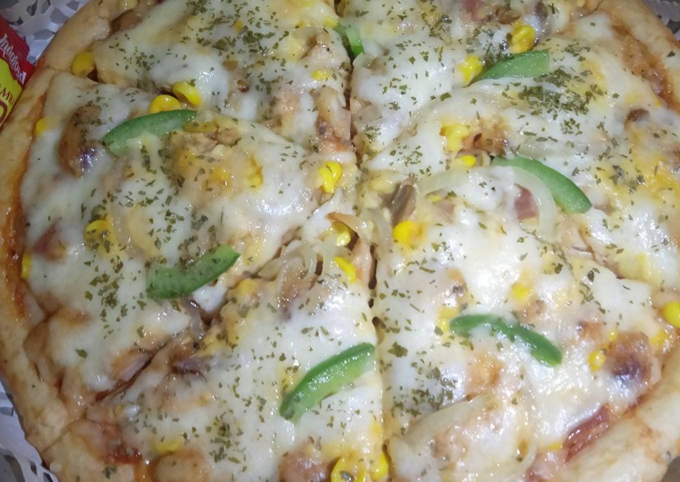 Pizza ayam, mudah dan enak