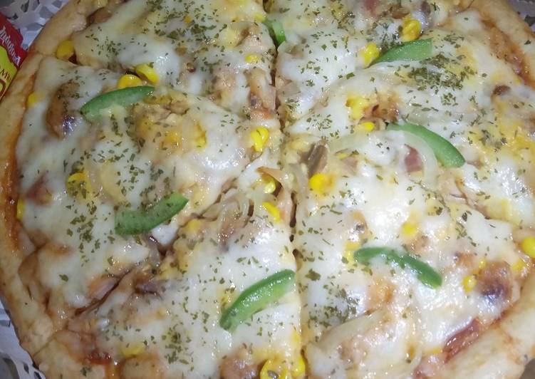 Resep Pizza ayam, mudah dan enak | Resep Membuat Pizza ayam, mudah dan enak Yang Mudah Dan Praktis