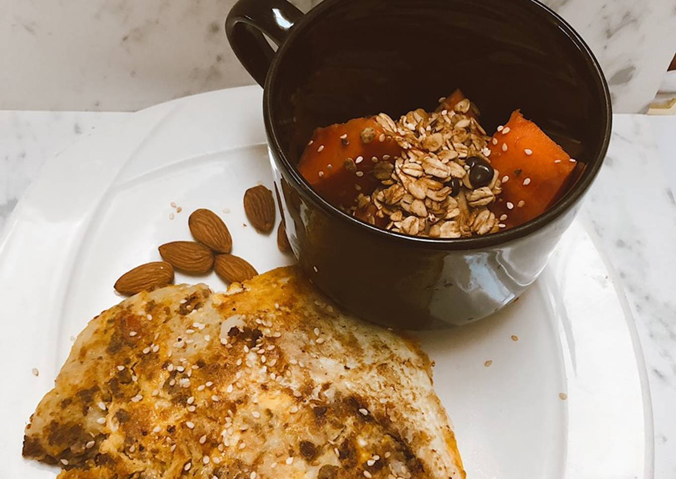 🤍Tortilla de papa fácil con carne molida 🥔