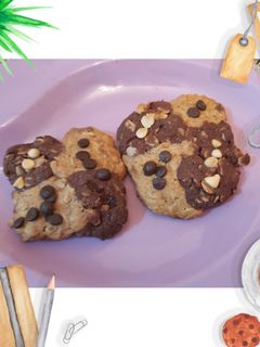 صورة لوصفة كوكيز الشوفان الصحي 🍪
