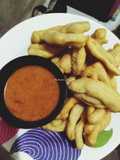 Cakue mini plus saos kacang