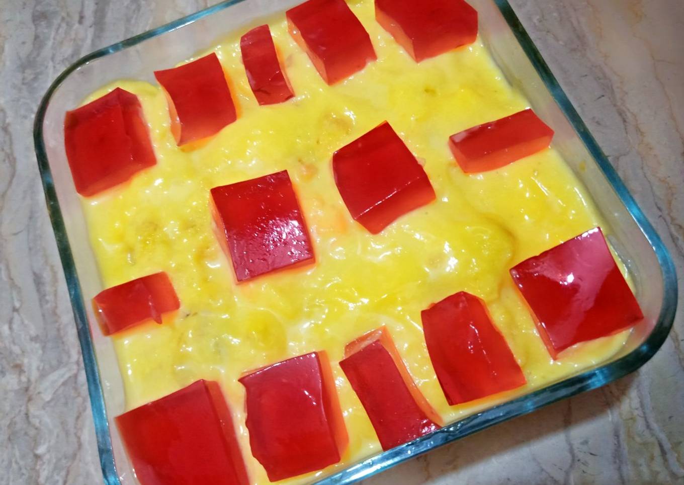 Fruit Custard!