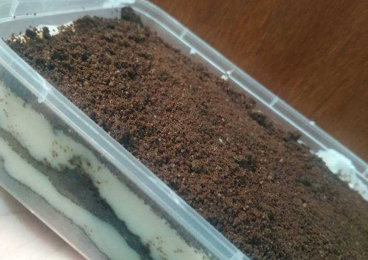 Cara Bikin Oreo Cheese Dessert Box Anti Gagal