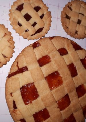 Una foto de Pastafrola súper tierna y deliciosa con masa quebrada