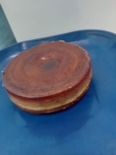 Una foto de Pudin de manzana