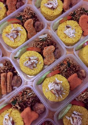 Foto resep Bento Nasi Kuning (magiccom) 💛