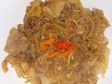 Oseng Kates (tumis pepaya muda) Krecek