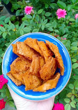 Hình của món Sườn non chay chiên muối ớt.