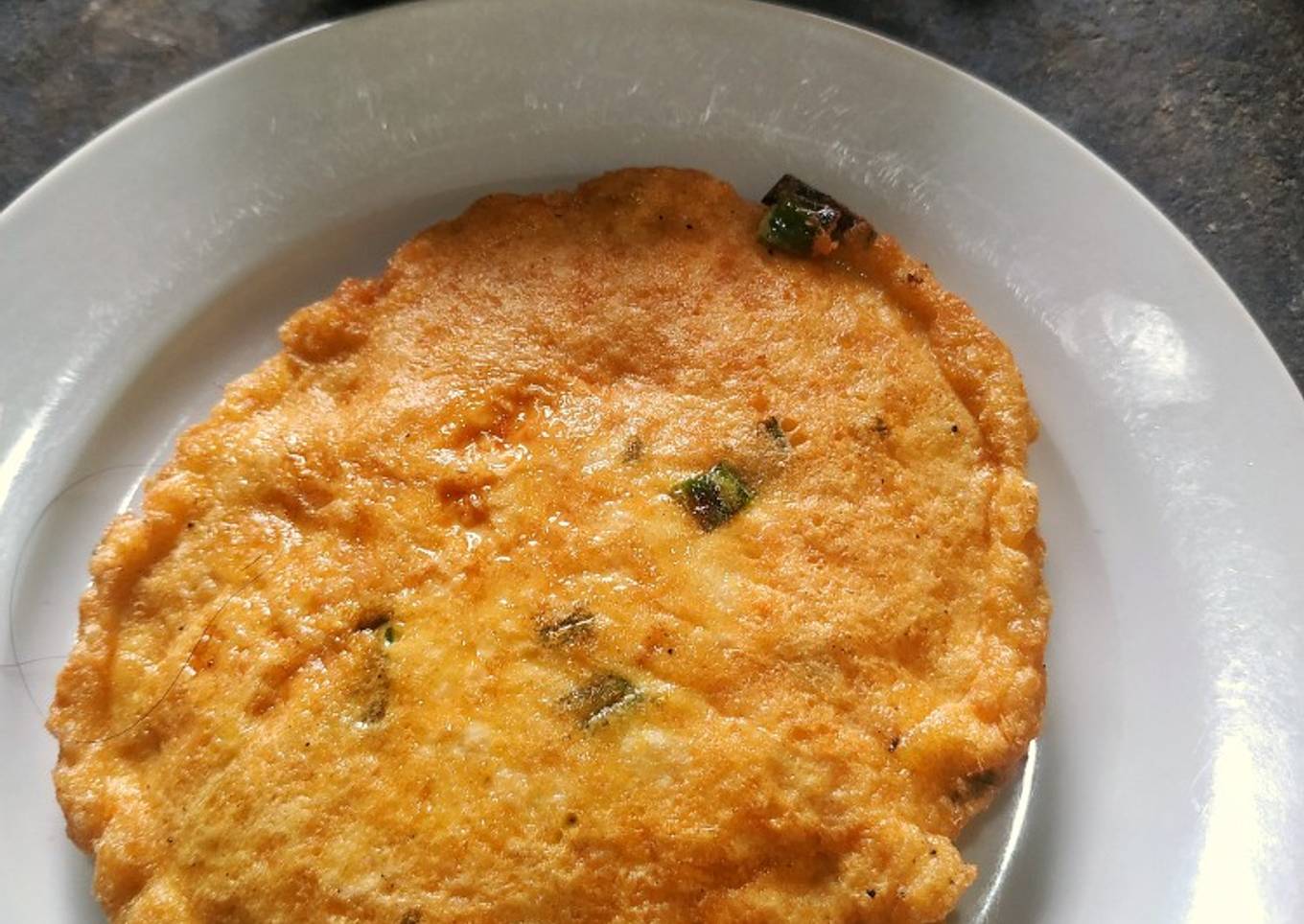 Telur dadar tahu