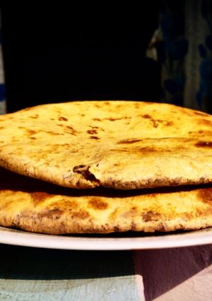 गेहूं के आटे की पानी वाली रोटी (gehu ke aate ki pani wali roti recipe in Hindi) रेसिपी मुख्य फोटो