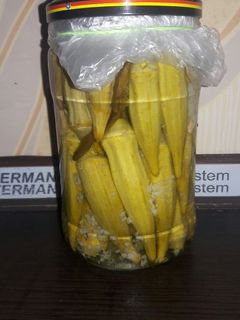 عکسی از دستور ترشی بامیه