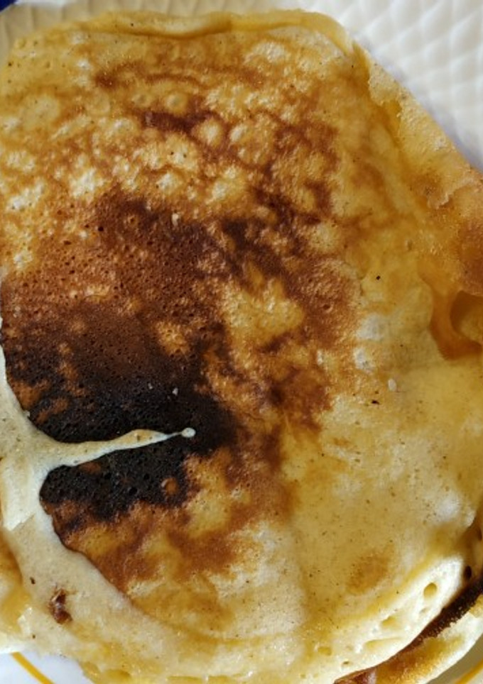 Una foto de Tortitas a mi manera.(sobras del rebozado de las croquetas)