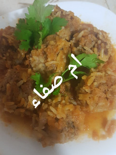 صورة لوصفة كفتة اللحم بالأرز