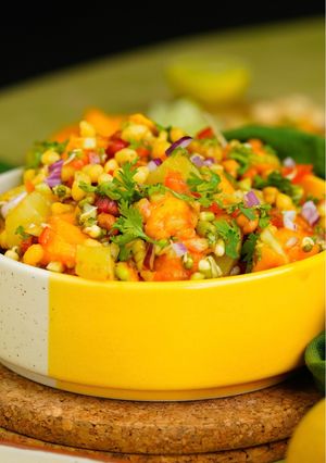 A picture of Tangy- Sweet- Spicy Mango Chaat.
