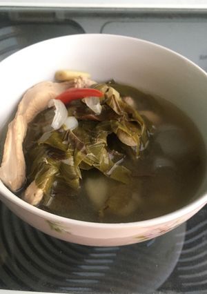รูปของ ต้มอกไก่ใบชะมวง