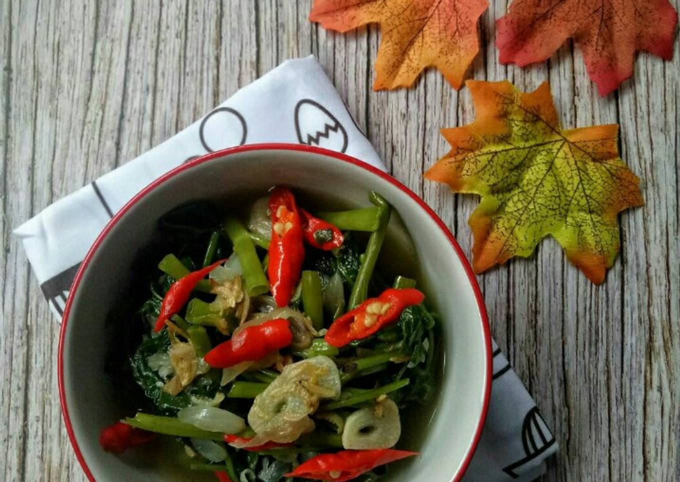 Bagaimana Membuat Cah Kangkung Udang Rebon, Menggugah Selera