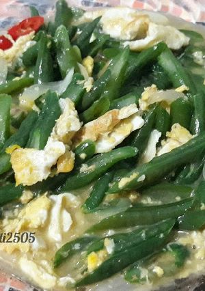 Foto resep Tumis Telur Kacang Panjang