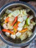 Sayur Bening Tahu Timun Ayam