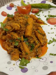 बेबी कॉर्न मसाला (Baby corn masala recipe in Hindi) रेसिपी मुख्य फोटो