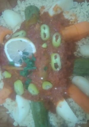 صورة لوصفة تليتلي بالخضرة