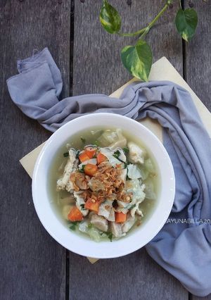 Foto resep (1)Sup ayam wortel bumbu jahe #seninsemangat