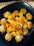 Tahu dan Baso Saos Tomat