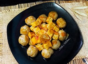 Foto resep Tahu dan Baso Saos Tomat
