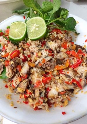 Foto resep Kembung suwir sambal korek