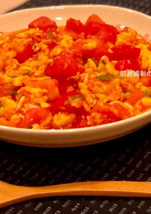 A picture of Quick Tomato and Egg Stir-Fry.