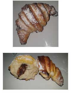Una foto de 🥐Croissants de chocolate