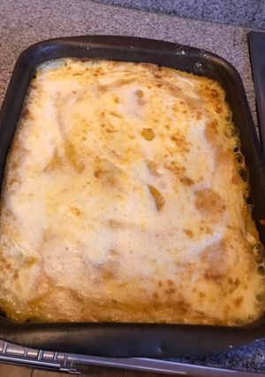 Una foto de Pastel de acelga, papa y zapallo