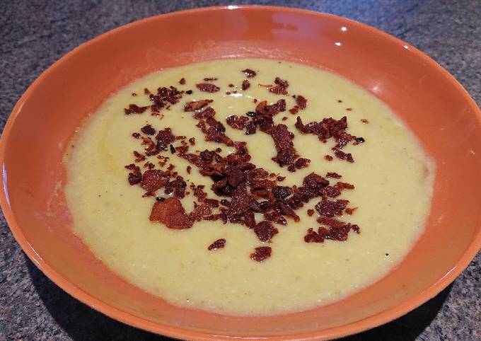 Easiest Way to Make Super Quick Homemade Bacon, Leek And Potato Soup