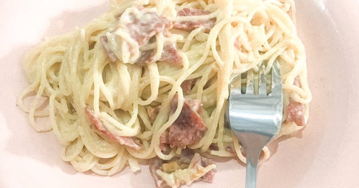 Resep Spaghetti Carbonara Tanpa Tepung oleh Anisa S Cookpad