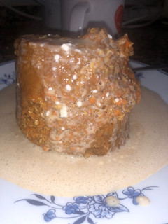 Una foto de Carrot Mug cake fundido🥕😍
