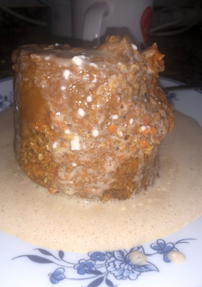Una foto de Carrot Mug cake fundido🥕😍