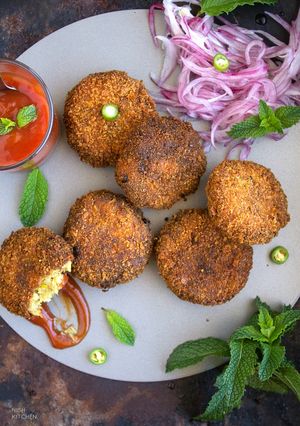 A picture of Fish cutlet.
